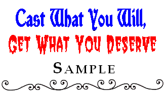 Cast What You Will, Get What You Deserve: Sample